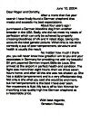 Letter of Reference